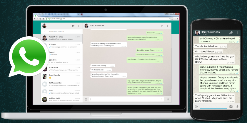 Come utilizzare whatsapp web su pc o mac senza installare programmi