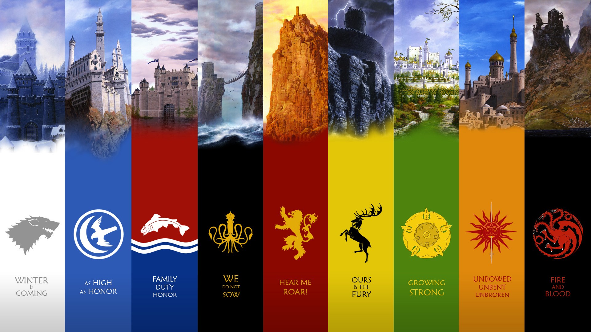 Games of Thrones: sfondi per smartphone android e apple, ufficiali HBO e non. Background del trono di spade.