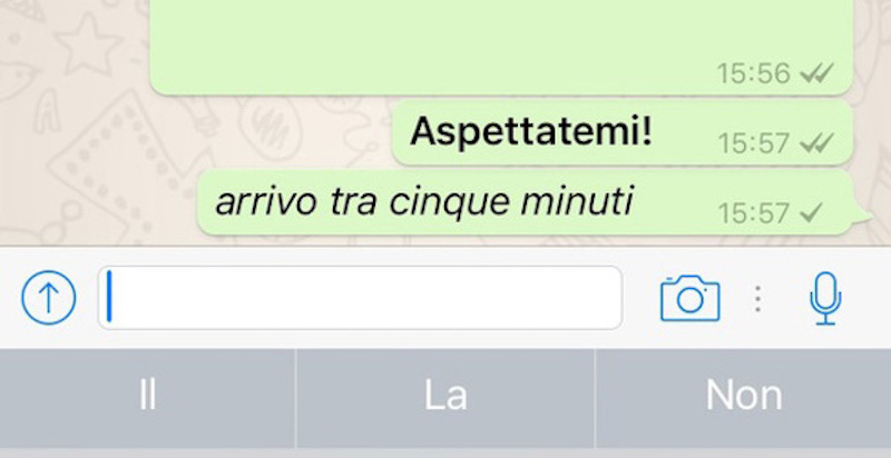 Scrivere su whatsapp in corsivo, barrato e grassetto! da oggi si puo!